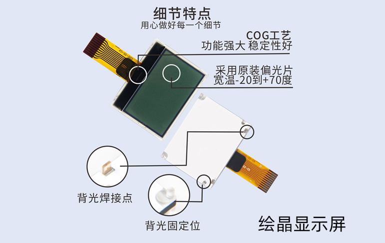 關(guān)于采用COG（Chip on Glass）工藝的128×64液晶屏的優(yōu)缺點(diǎn)分析