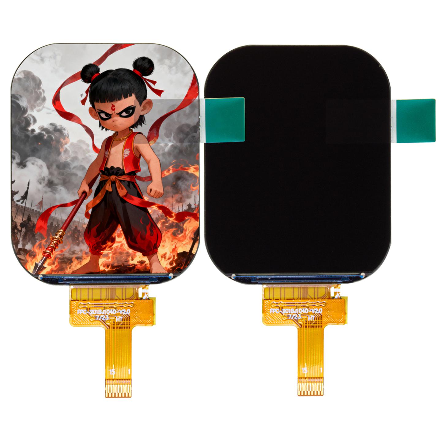 2.0寸tft液晶顯示屏 240x296lcd小尺寸TFT201BJ1040-15A