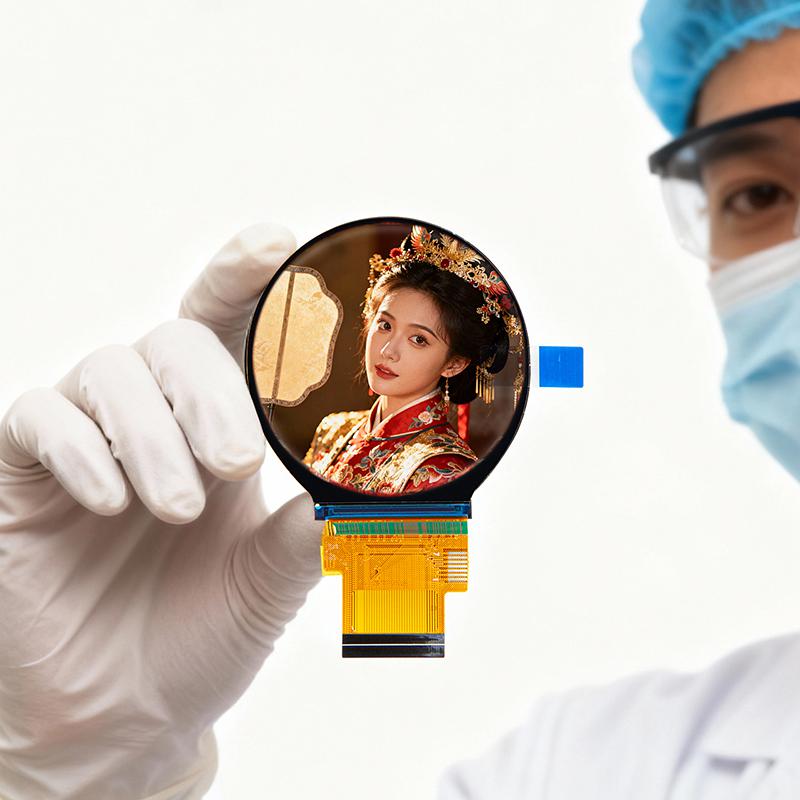 2.1寸圓形TFT彩屏液晶屏LCD屏彩色顯示480*480分辨率